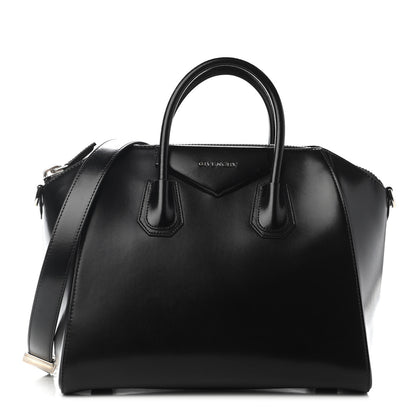 Givenchy Shiny Lord Calfskin Medium Antigona Black 1 of 9