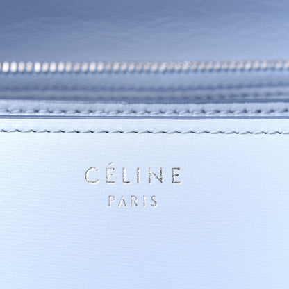 Celine Box Calfskin Medium Classic Box Flap Bag Pale Blue 5 of 5