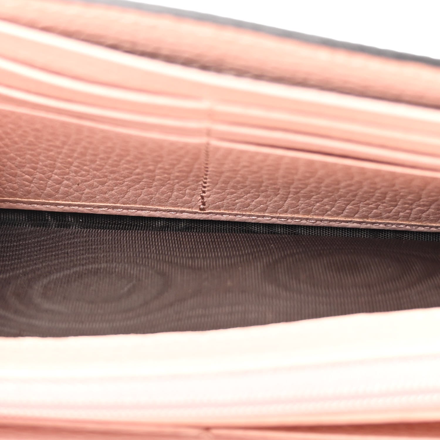 Gucci Dollar Calfskin GG Supreme Monogram Petite GG Marmont Wallet Chain Bag Perfect Pink 5 of 11