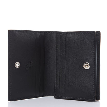 Gucci Microguccissima Card Case Wallet Black 5 of 8