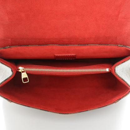 Louis Vuitton Damier Ebene Caissa Clutch Cherry 5 of 6