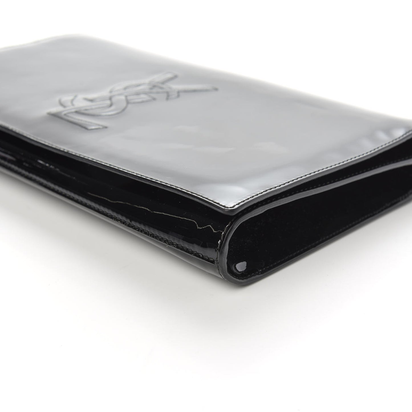 Patent Monogram Large Belle De Jour Clutch Black