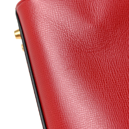 Valentino Garavani Grainy Calfskin Mini Rockstud Alcove Top-Handle Bag Rouge Pur 12 of 13
