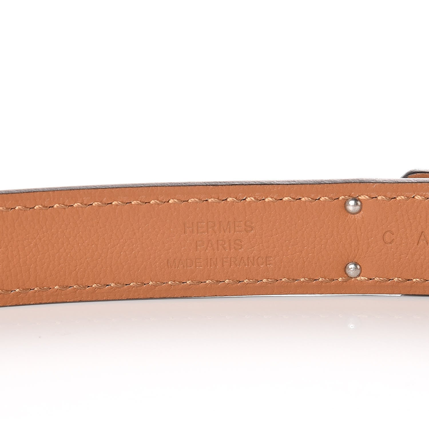 Hermes Epsom Kelly Belt Etoupe 5 of 6