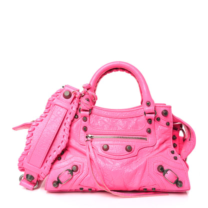 Balenciaga Agneau Arena Neo Cagole Handbag XS Fluo Pink 1 of 14