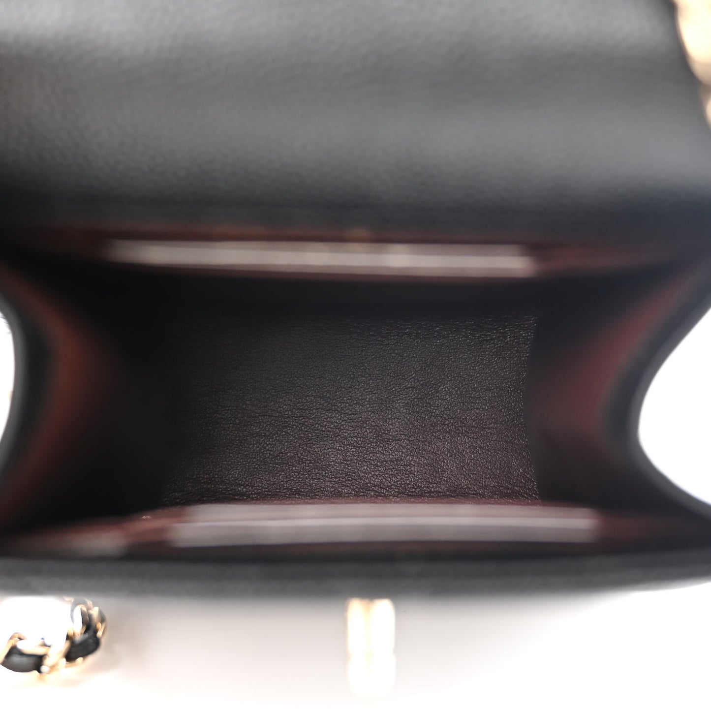 Caviar Quilted Classic Phone Holder Black