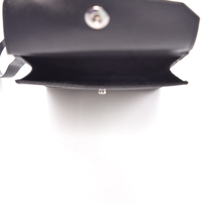 Prada Saffiano Racing Logo Patch Mini Bag Black 5 of 8