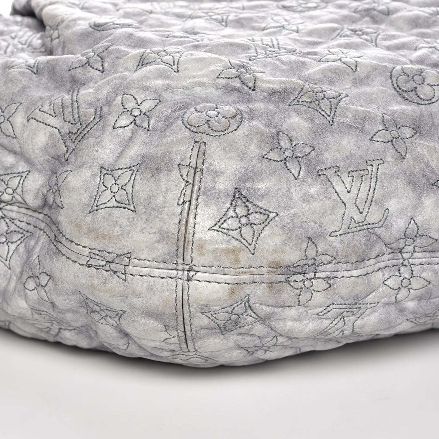 Lambskin Olympe Nimbus GM Gris Perle