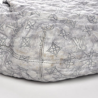 Louis Vuitton Lambskin Olympe Nimbus GM Gris Perle 9 of 10