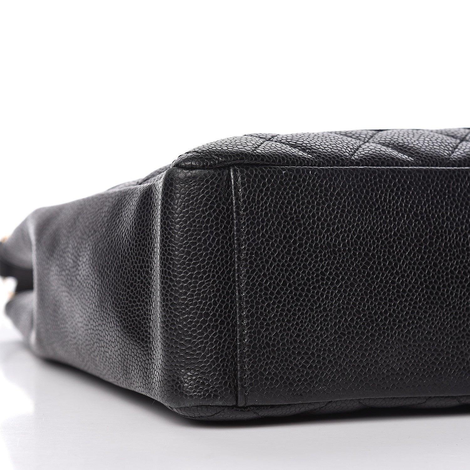 Chanel Caviar Quilted Petit Shopping Tote PST Black 9 of 11