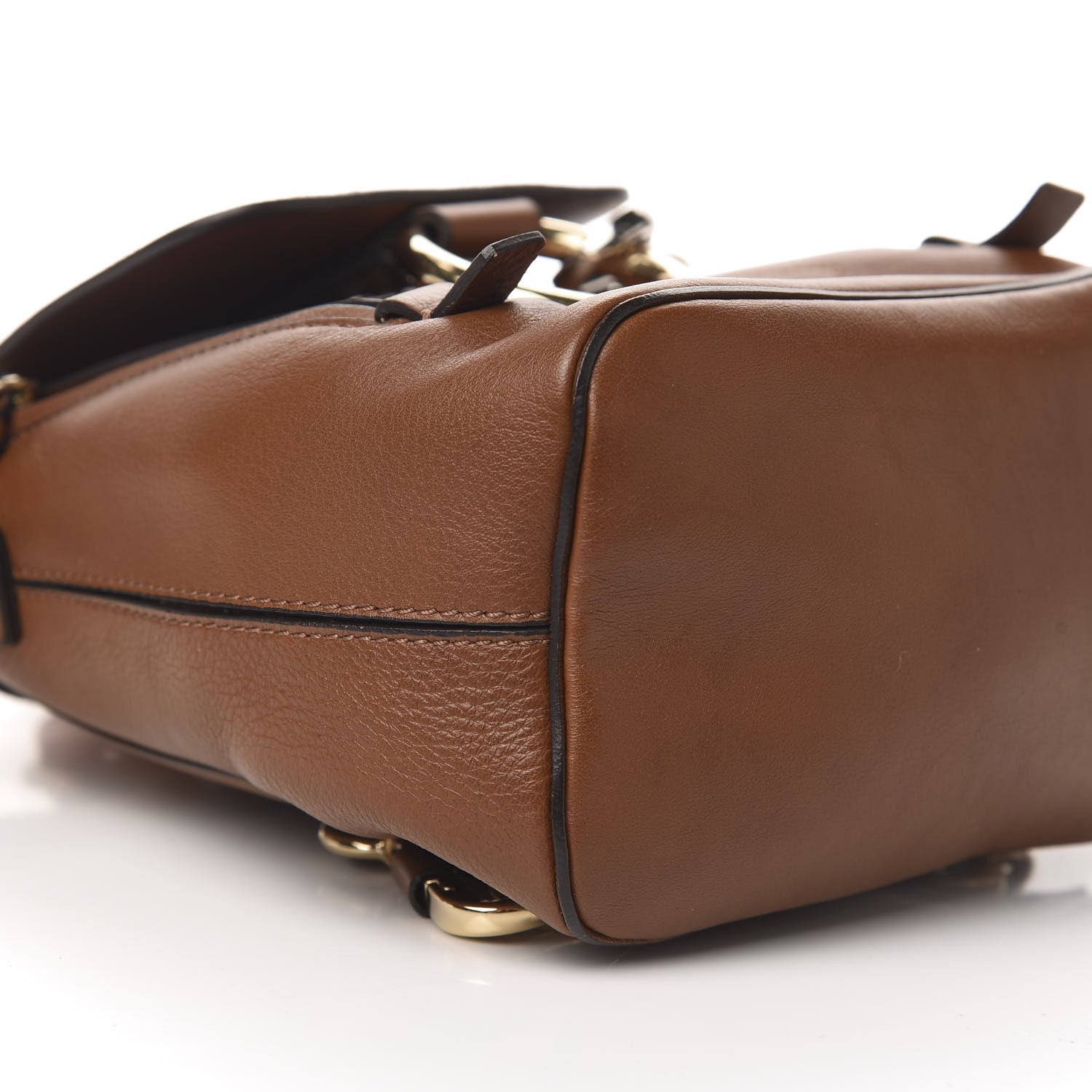 Chloe Suede Calfskin Mini Faye Backpack Tan 7 of 9
