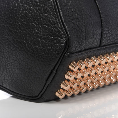 Alexander Wang Pebbled Lambskin Rockie Black Rose Gold Hardware 7 of 9