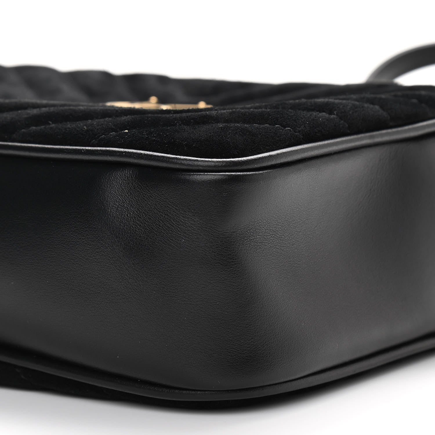 Saint Laurent Suede Calfskin Monogram Lou Camera Bag Black 10 of 10