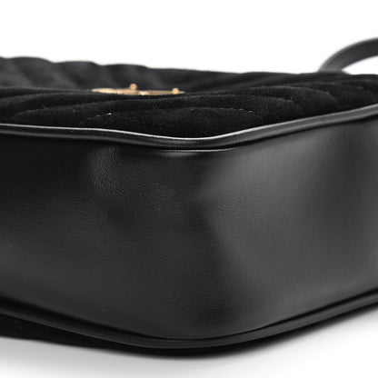 Saint Laurent Suede Calfskin Monogram Lou Camera Bag Black 10 of 10