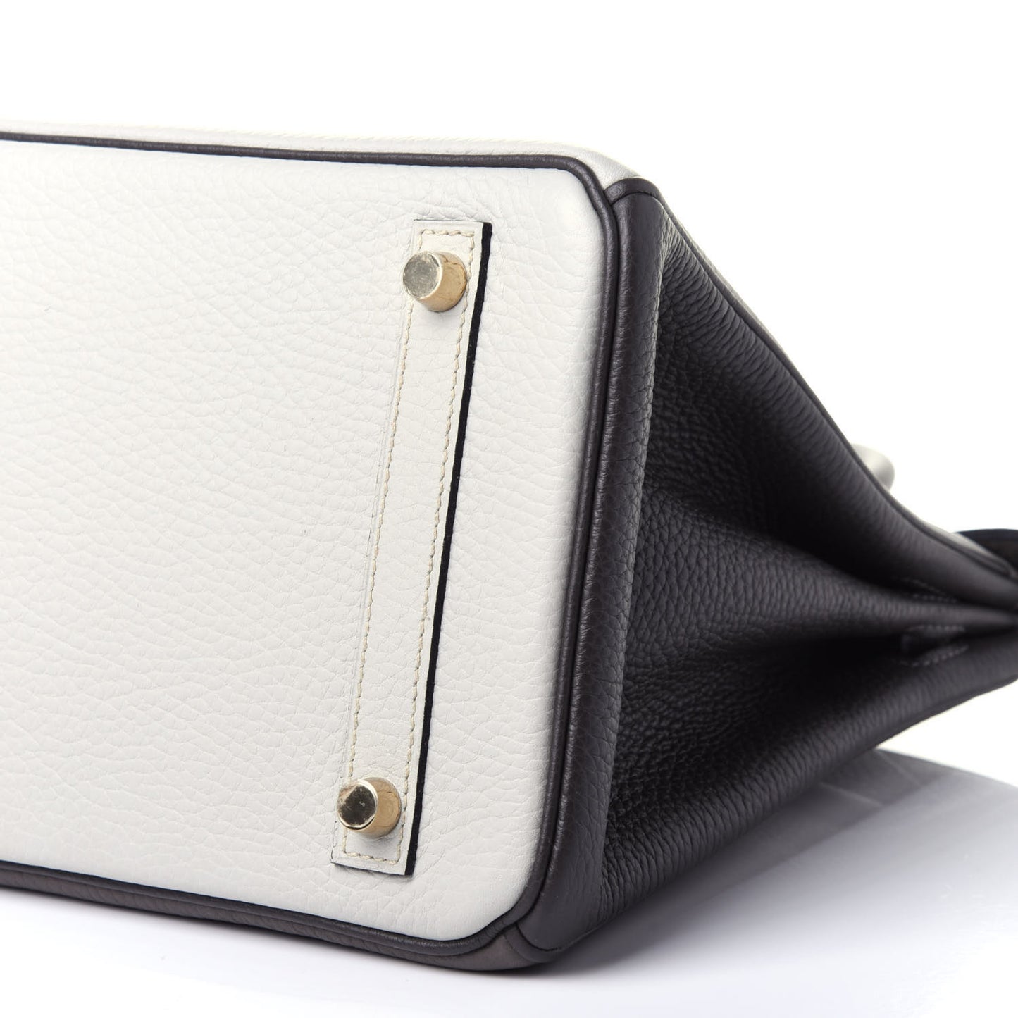 Taurillon Clemence Horseshoe Birkin 30 Gris Perle Etain Graphite