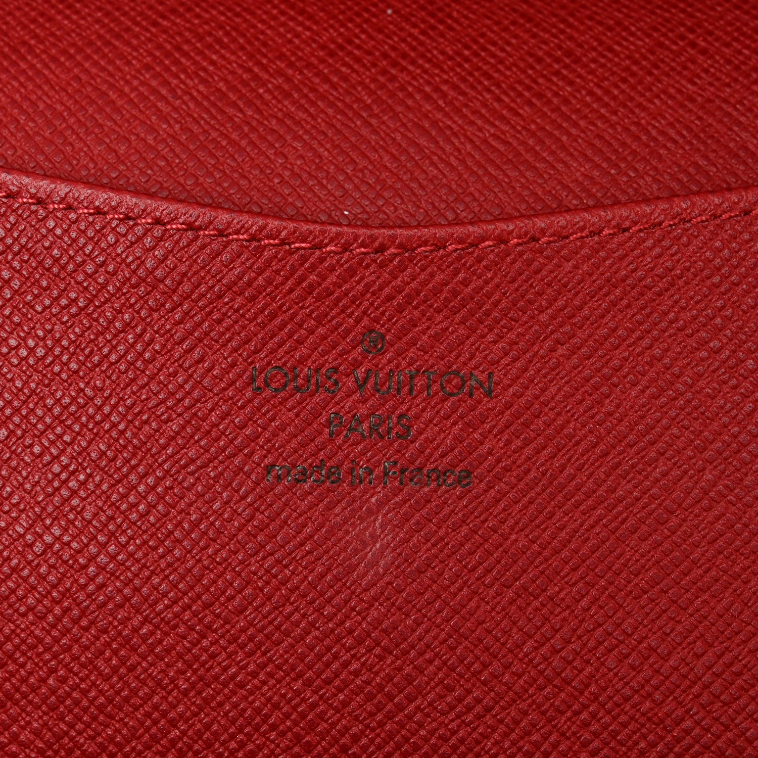 Louis Vuitton Monogram Josephine Wallet Red 6 of 13