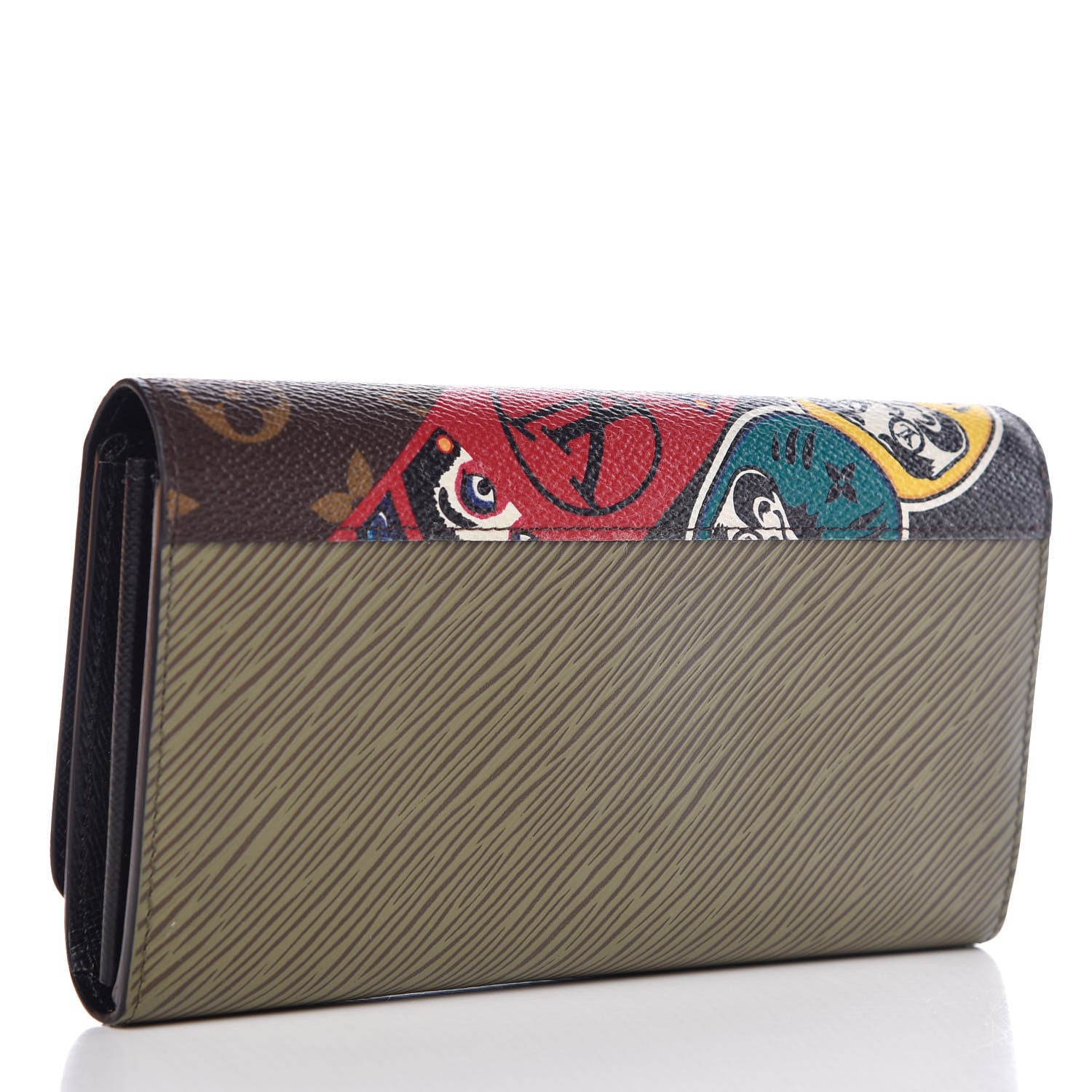 Louis Vuitton Monogram Epi Kabuki Twist Wallet 3 of 8