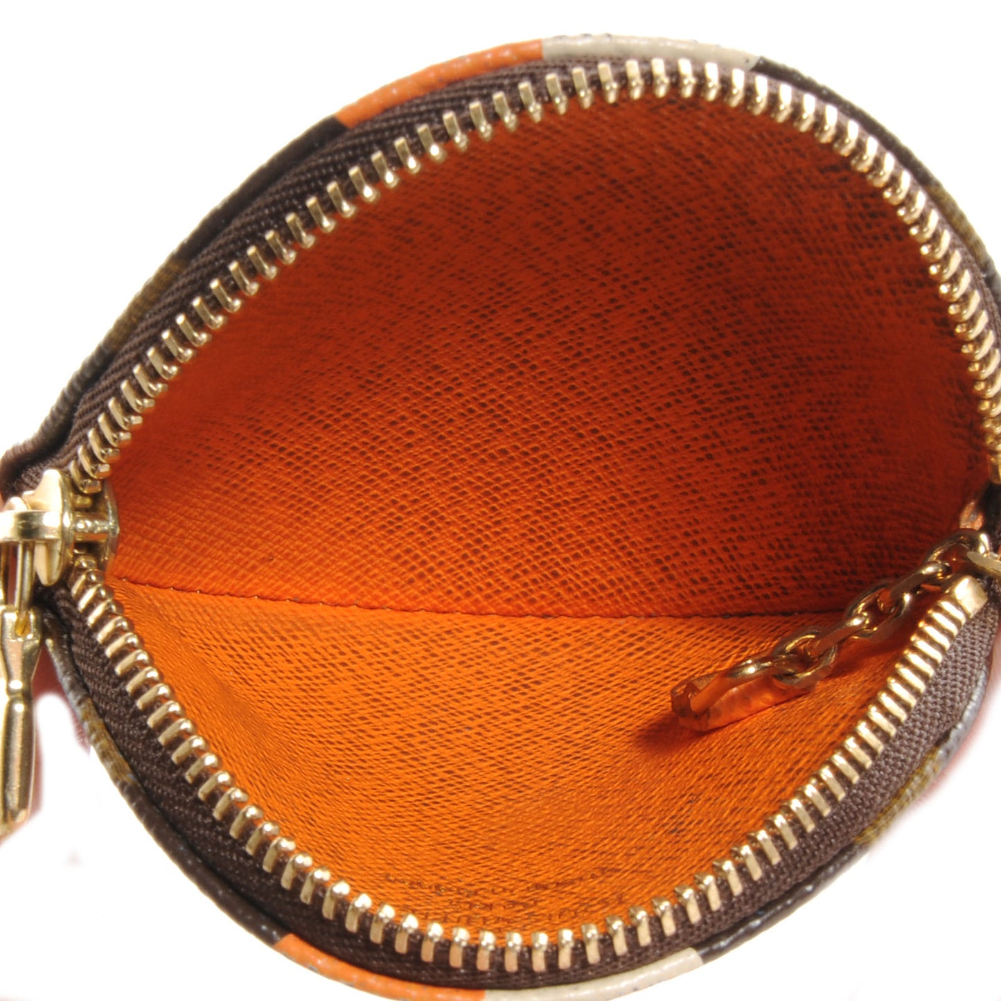 Monogram Groom Round Coin Purse