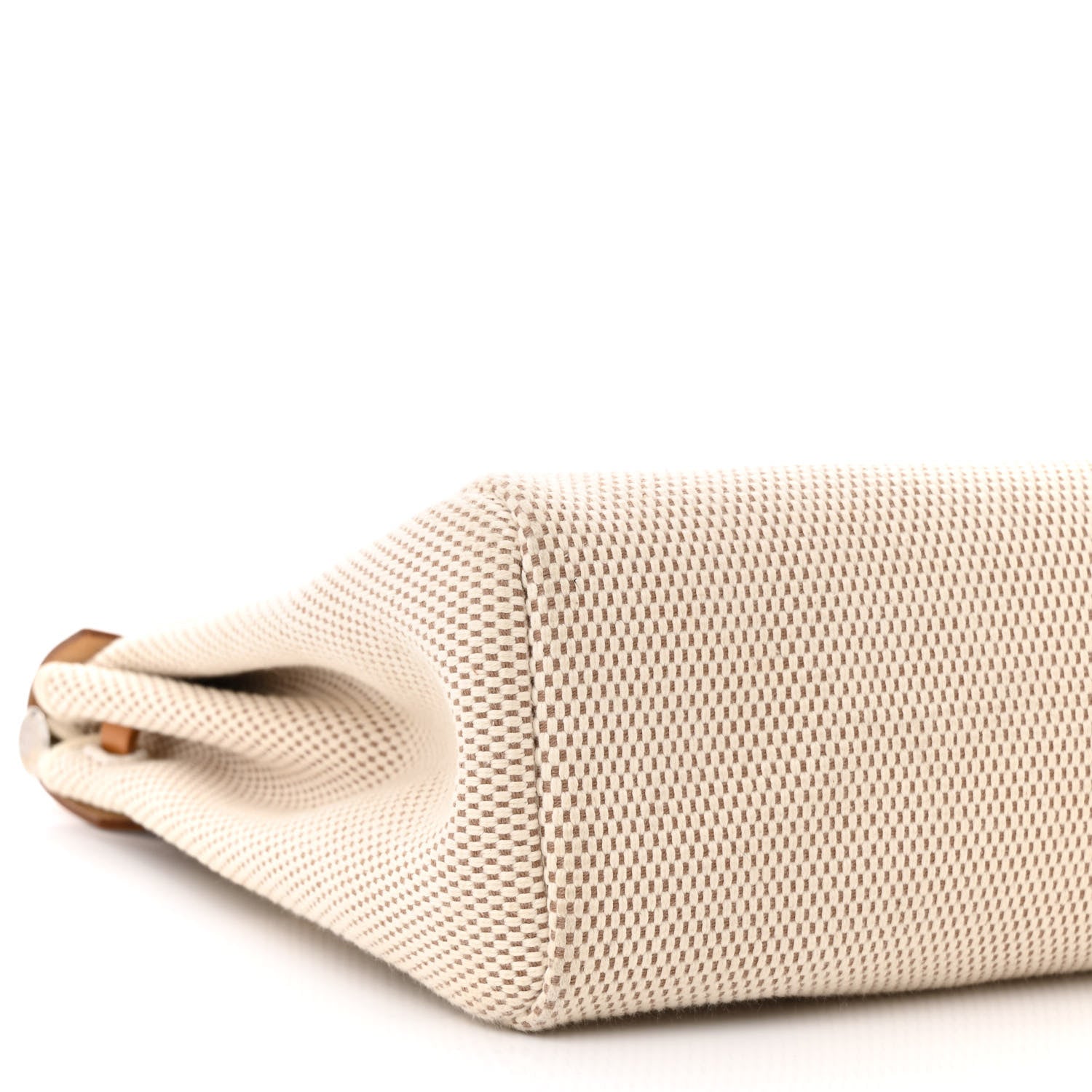 Hermes Toile Vache Calfskin Herbag 40 GM Natural 11 of 14