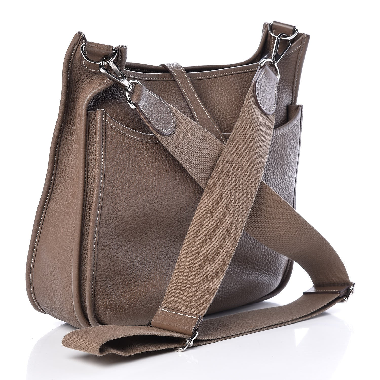 Hermes Taurillon Clemence Evelyne III PM Etoupe 3 of 16