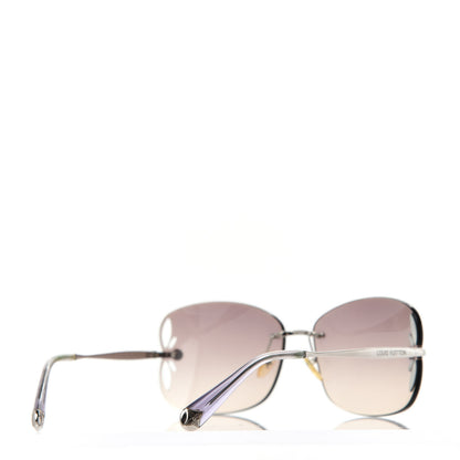 Louis Vuitton Lilly Glitter Sunglasses Z0309U Silver 4 of 7