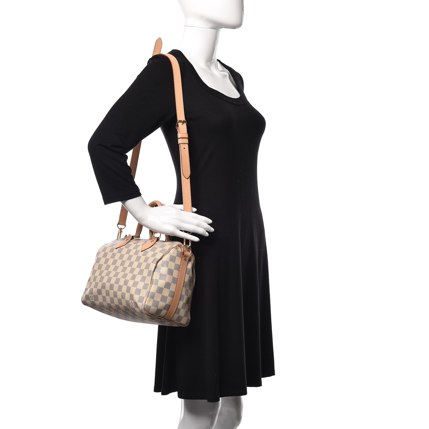 Damier Azur Speedy Bandouliere 25