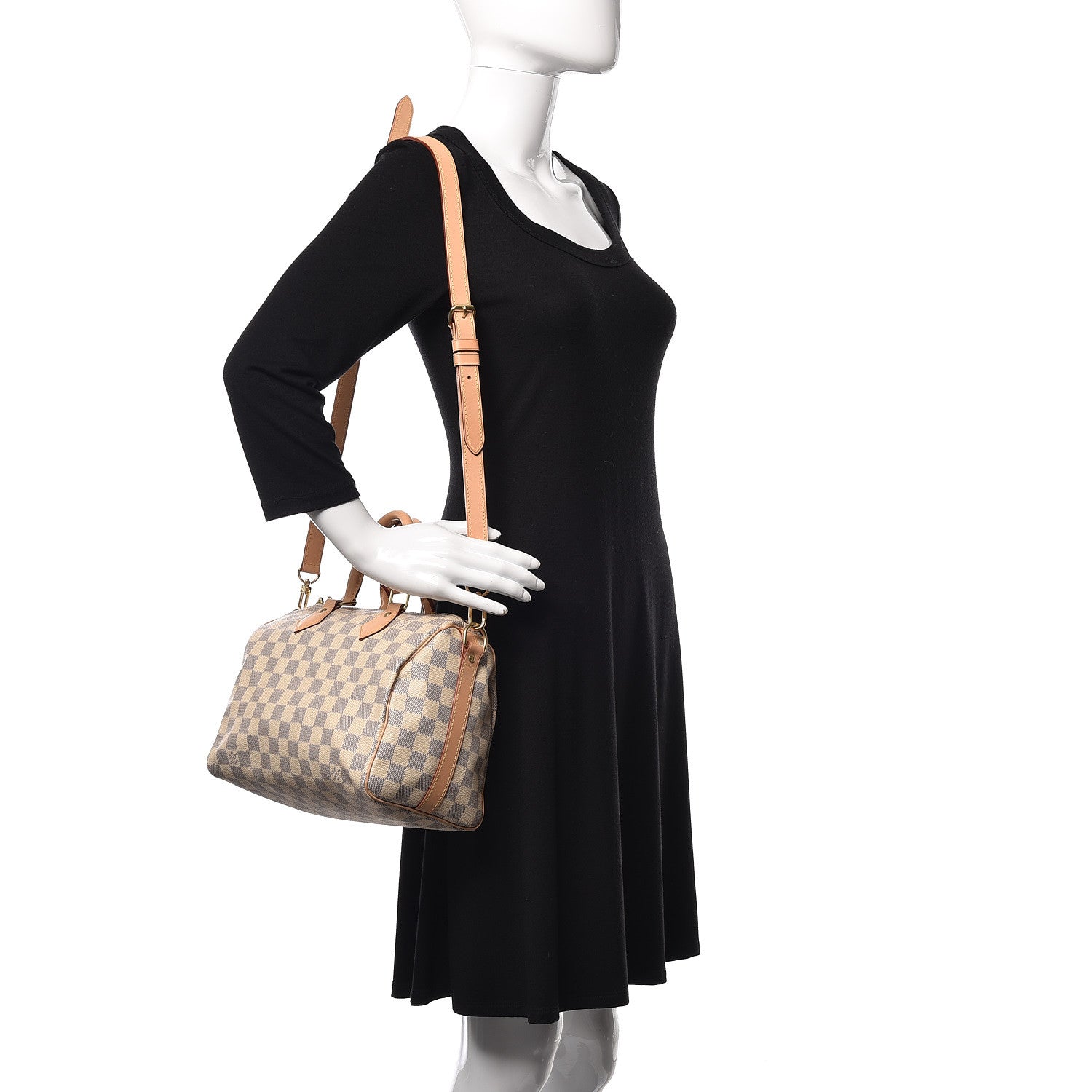 Louis Vuitton Damier Azur Speedy Bandouliere 25 2 of 10