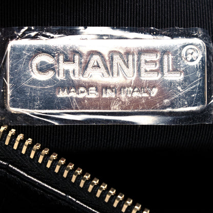 Chanel Crocodile Embossed Calfskin Medium Gabrielle Cocodile Hobo Black 5 of 10