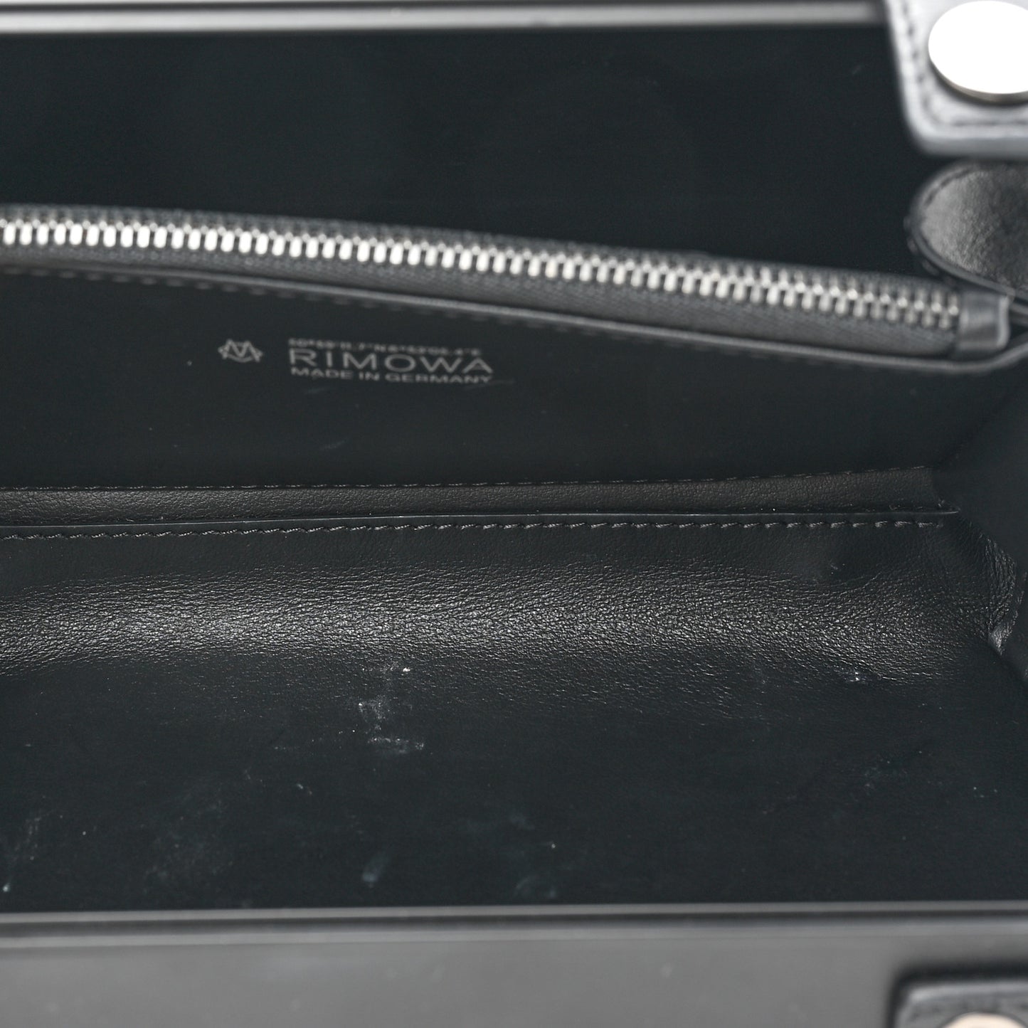 Matte Polycarbonate Personal Cross-Body Bag Black