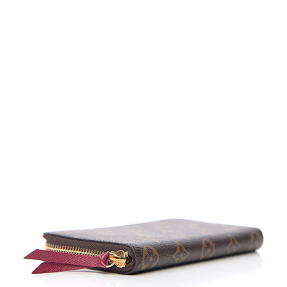 Louis Vuitton Monogram Clemence Wallet Fuchsia 3 of 6