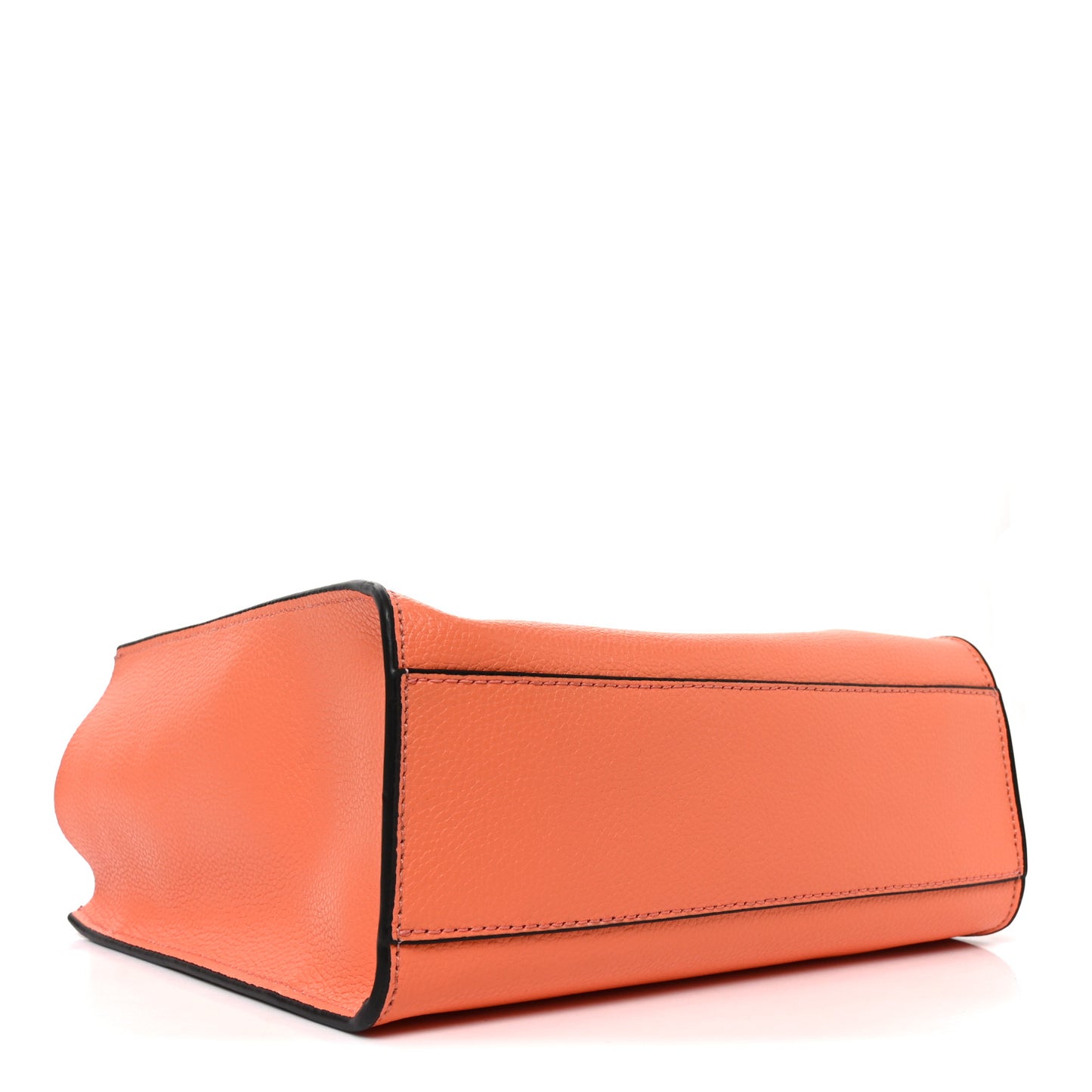 Calfskin Mini Grind Tote Bag Orange