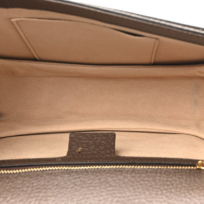 Gucci GG Supreme Monogram Web Small Ophidia Flap Messenger Bag Brown 5 of 12