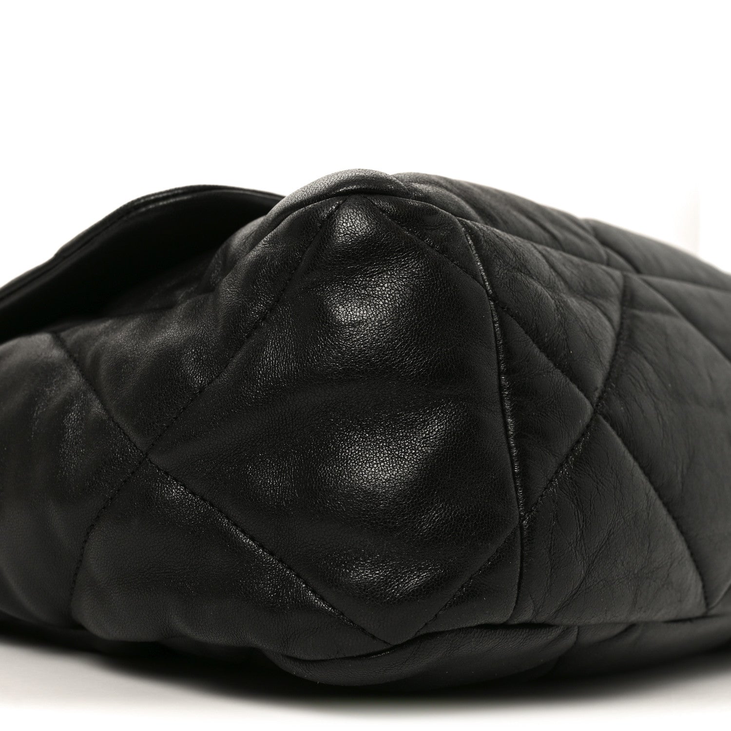 Chanel Lambskin Quilted Maxi Chanel 19 Flap Black 9 of 10