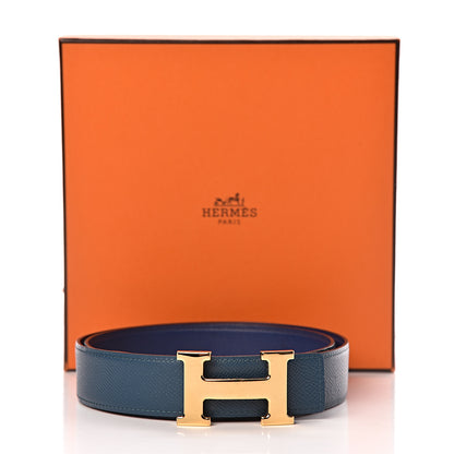 Hermes Epsom Swift H Belt 90 Colvert Bleu Saphir 11 of 11