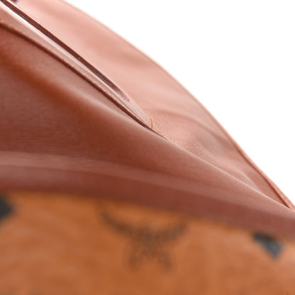 MCM Visetos Small Flap Shoulder Bag Cognac 11 of 12