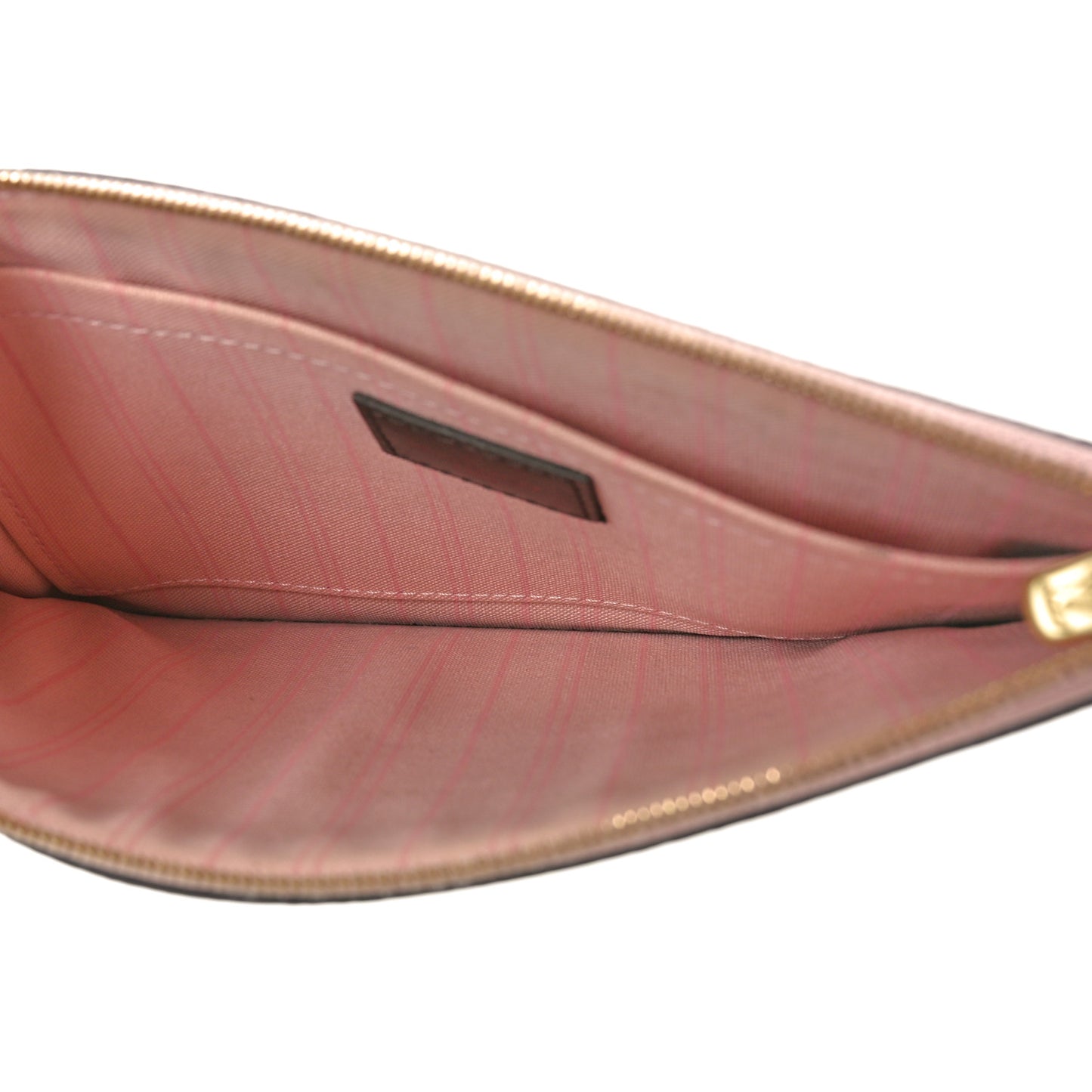 Damier Ebene Neverfull MM GM Pochette Rose Ballerine