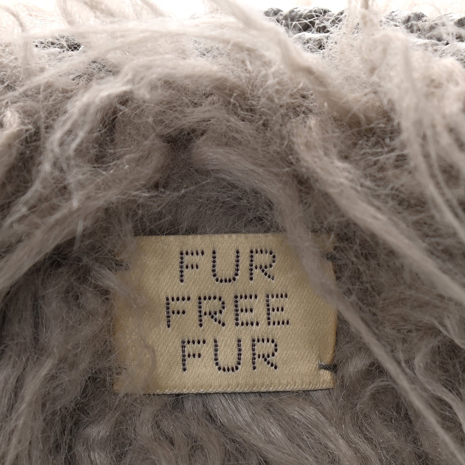 Stella McCartney Eco Fur Mini Falabella Tote Grey 9 of 15