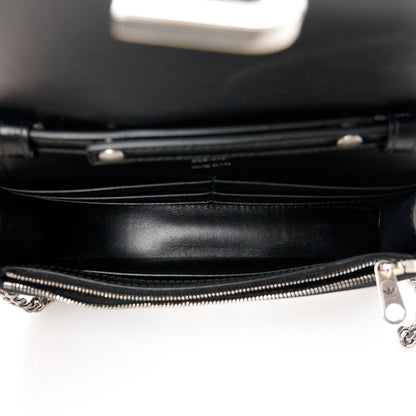 Balenciaga X ADIDAS Box Calfskin Hourglass Chain Bag Black 5 of 10