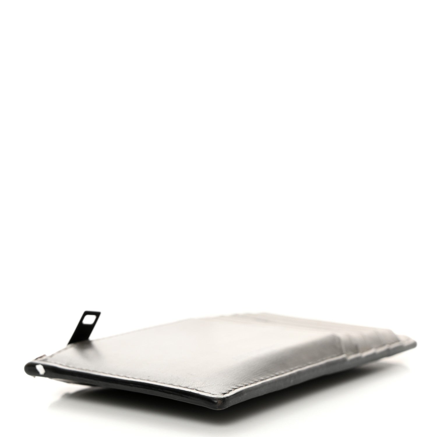 Saint Laurent Calfskin 5 Fragments Zip Pouch Card Holder Fog 4 of 10