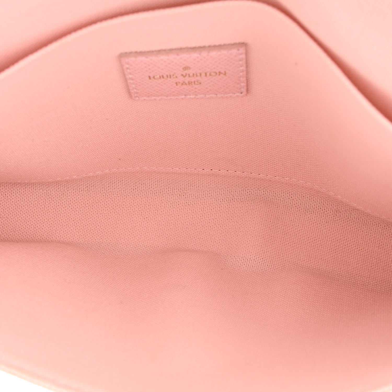 Louis Vuitton Damier Azur Pochette Felicie Chain Wallet Rose Ballerine 5 of 10