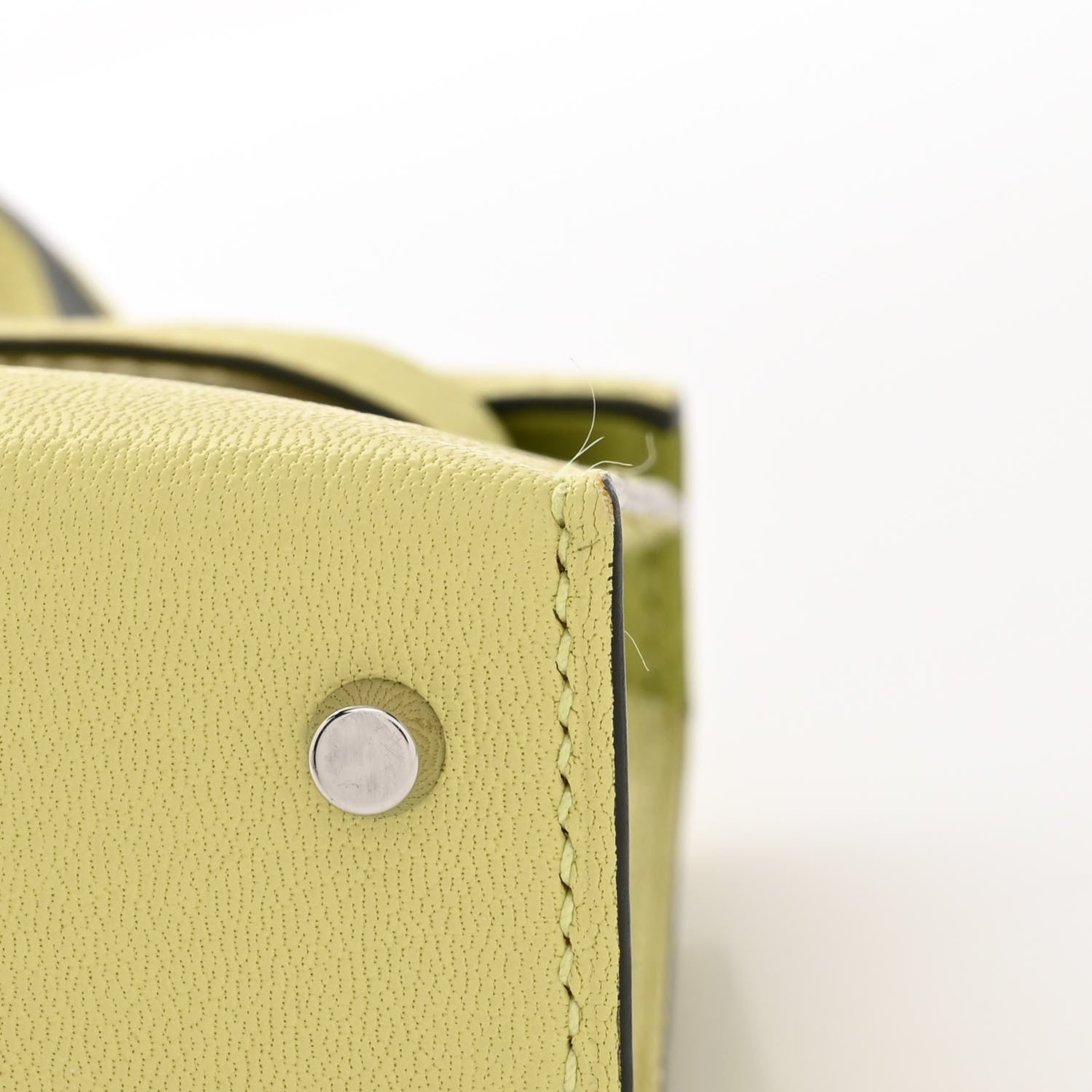 Hermes Chevre Mysore Mini Kelly Sellier 20 Jaune Bourgeon 13 of 17