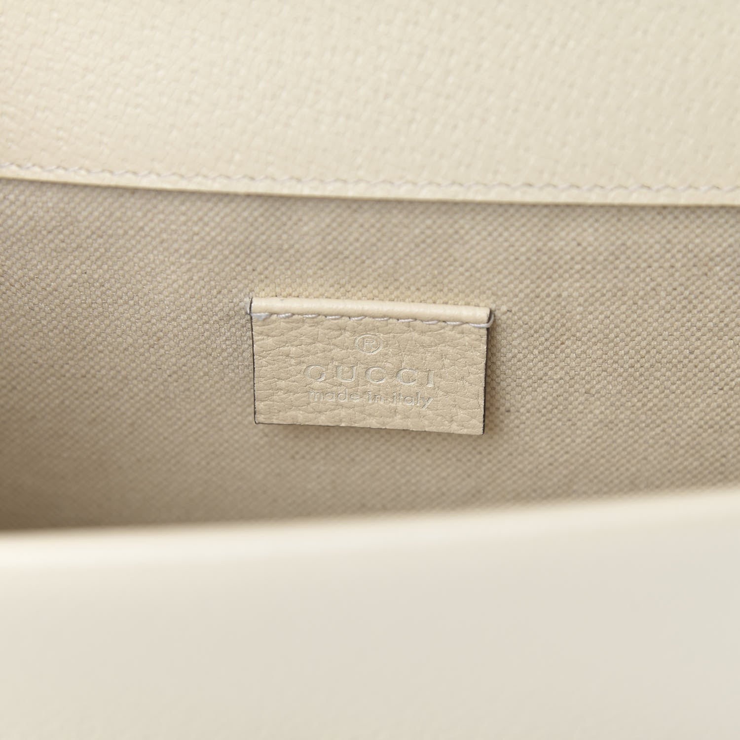 Gucci Textured Calfskin Crystal Mini Dionysus Shoulder Bag Mystic White 6 of 10