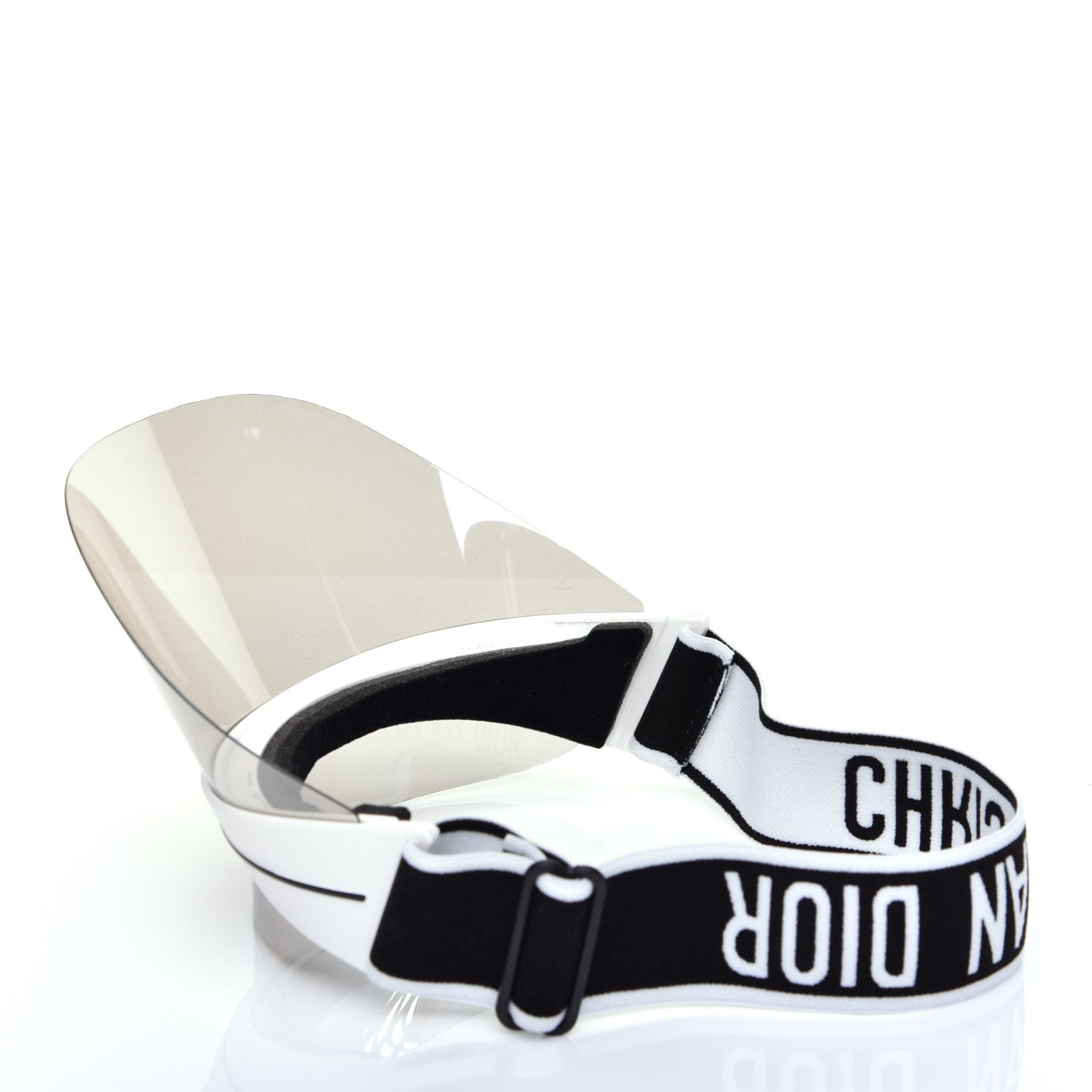 Christian Dior Mirrored DiorClub1 Sun Visor Silver 6 of 8