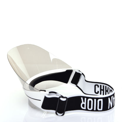 Christian Dior Mirrored DiorClub1 Sun Visor Silver 6 of 8