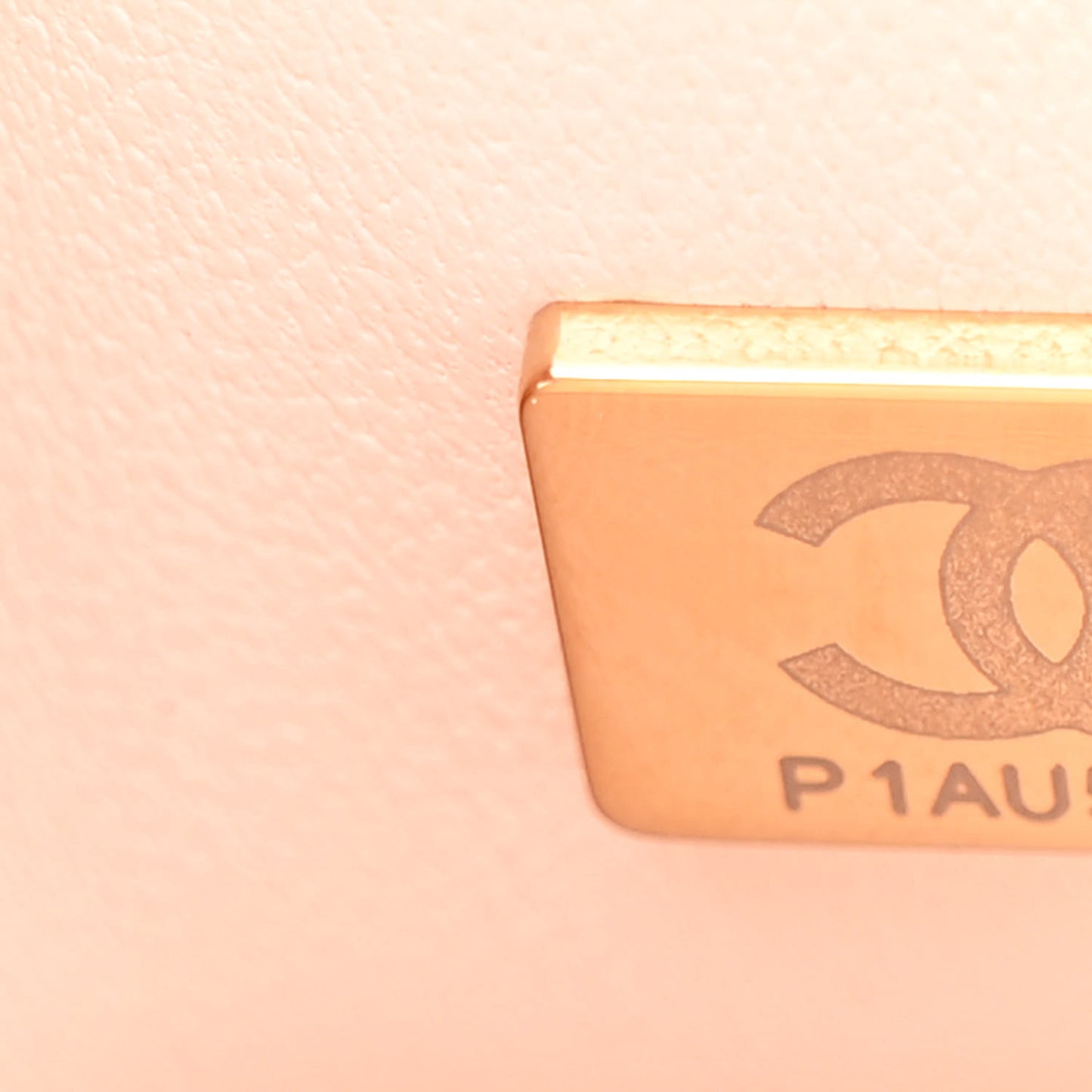 Caviar Quilted Medium Double Flap Light Beige