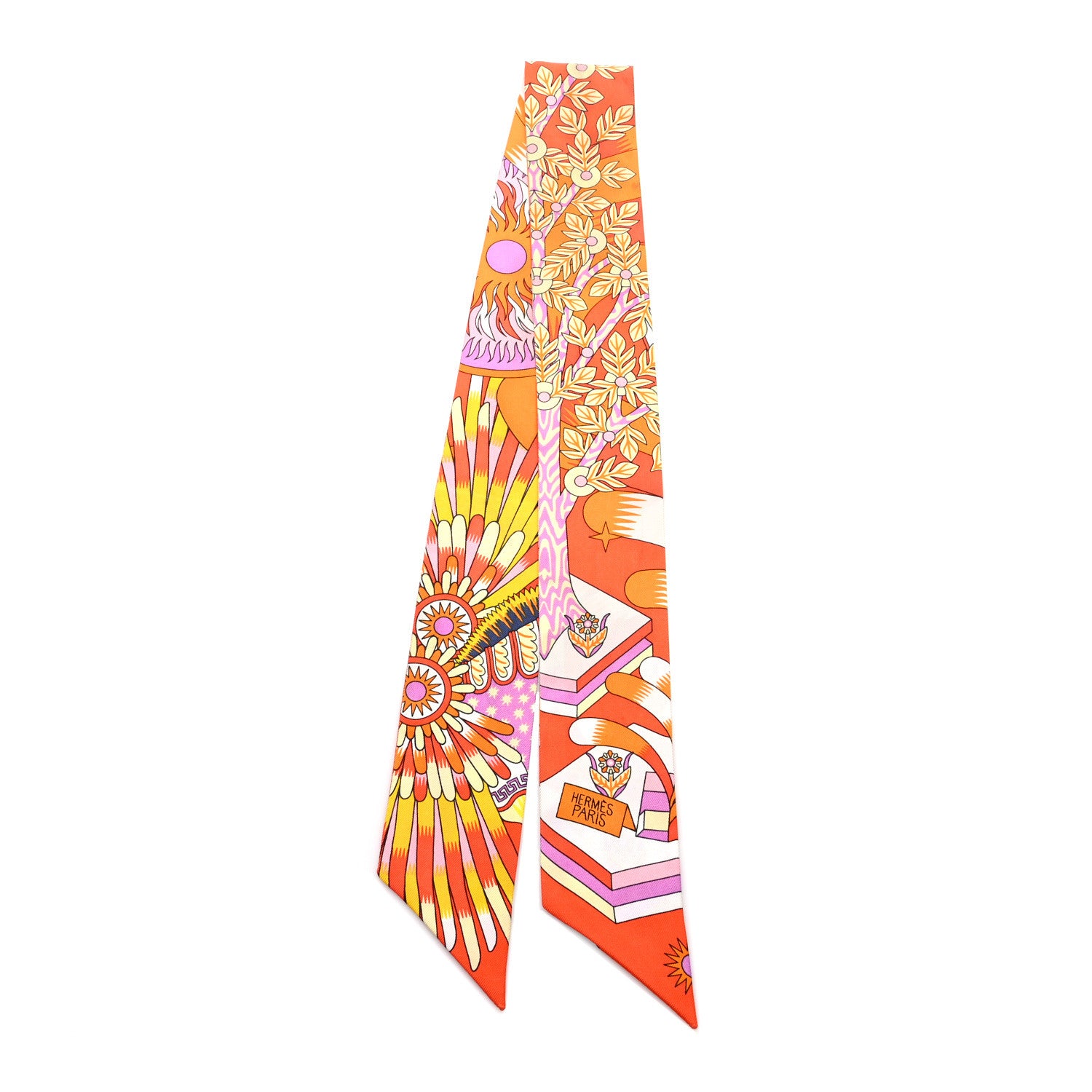 Hermes Silk La Source de Pegase Twilly 2 of 5