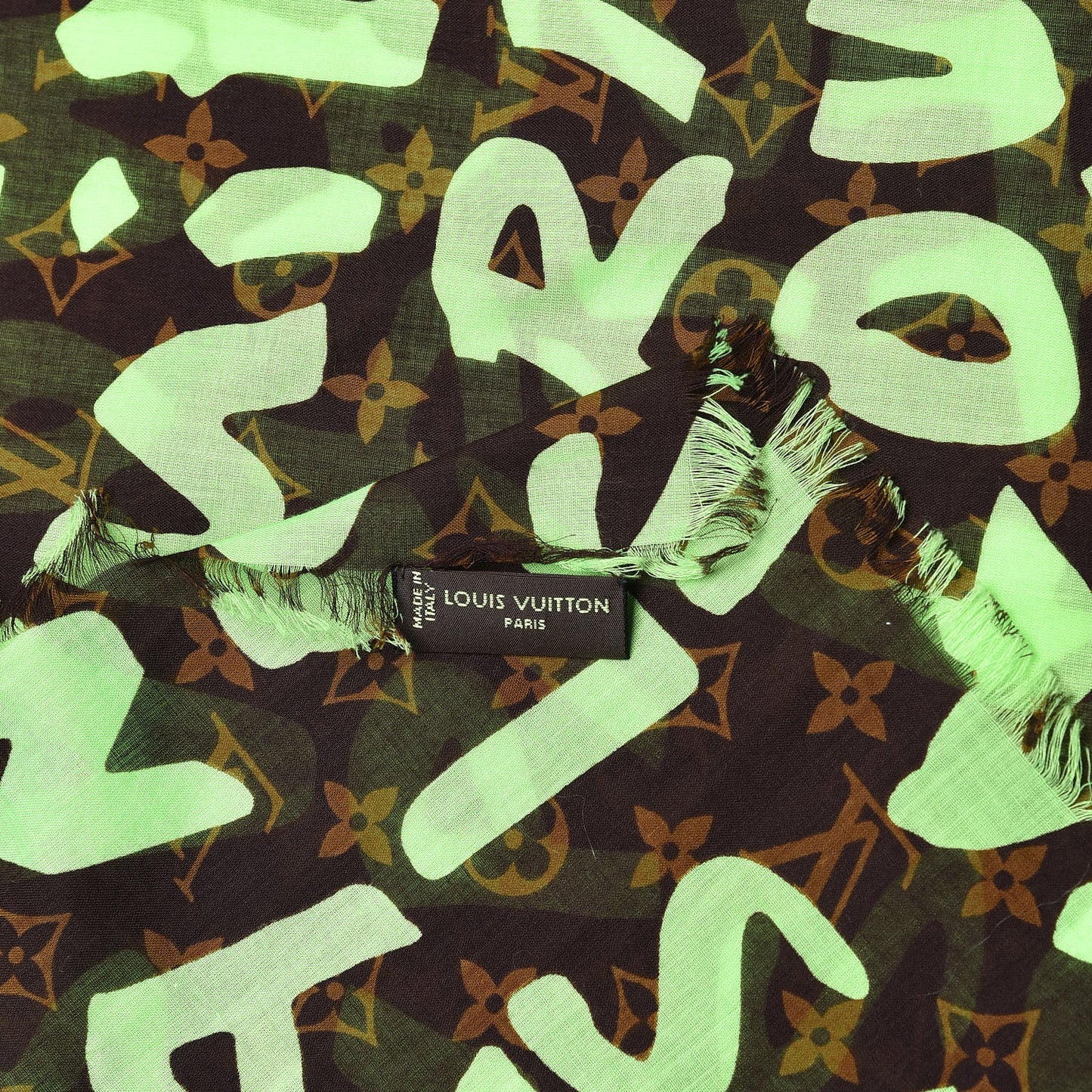 Cotton Graffiti Pareo Green