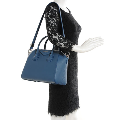 Givenchy Sugar Goatskin Small Antigona Mineral Blue 2 of 11
