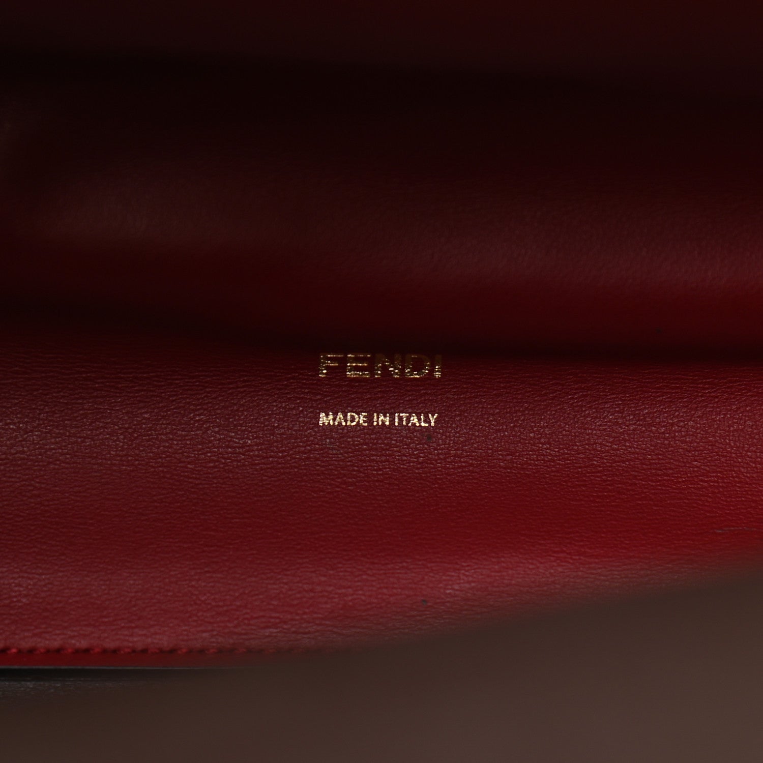Fendi Vitello Seta Century Large Peekaboo X-Lite Black Fragola 6 of 11