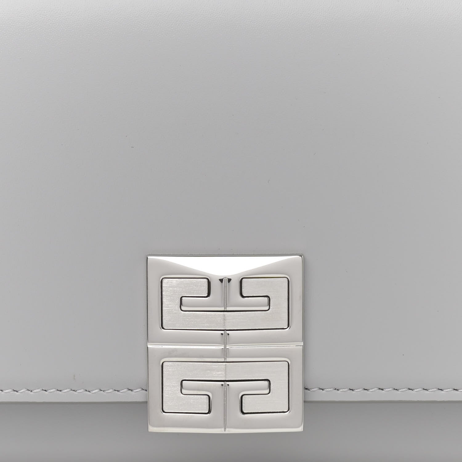 Givenchy Calfskin 4G Wallet on Chain Cloud Grey 7 of 9
